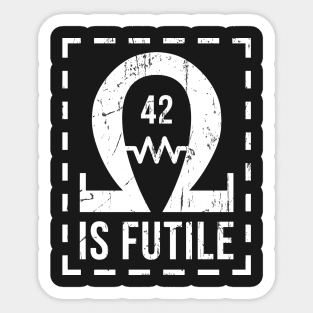 Resistance is futile Sticker